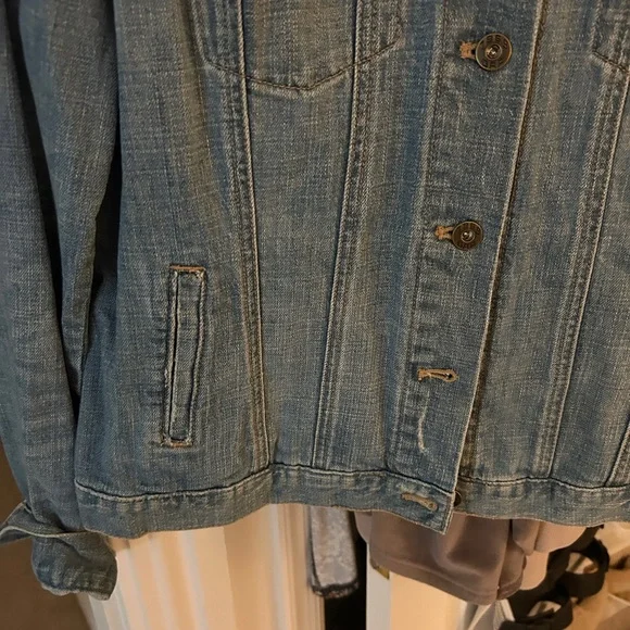 Gap Women's Blue Denim Jacket XL - Picture 6 of 7